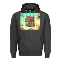 Charcoal Heather country cassette tapes Zipper Hoodie - MaliasSmallBusiness