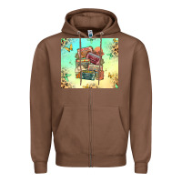 Chestnut country cassette tapes Zipper Hoodie - MaliasSmallBusiness