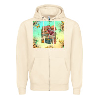 Sandshell country cassette tapes Zipper Hoodie - MaliasSmallBusiness