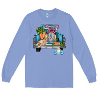 Easter Truck With Gnome And Rabbit Long Sleeve Tee | Teevron