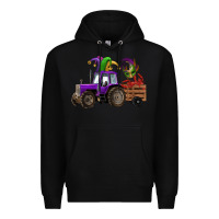 Black mardi gras mask crawfish farm tractor Premium Hoodie - RanaPortraitStore