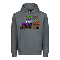Rock mardi gras mask crawfish farm tractor Premium Hoodie - RanaPortraitStore
