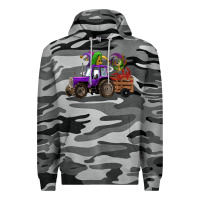 Slate Camo mardi gras mask crawfish farm tractor Premium Hoodie - RanaPortraitStore