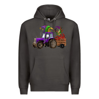 Smoke mardi gras mask crawfish farm tractor Premium Hoodie - RanaPortraitStore