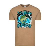 Vintage Coffee i d rather be fishing Vintage Tee - AdoDesignShop