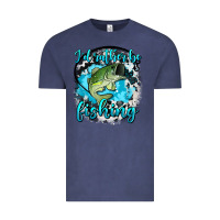Vintage Denim i d rather be fishing Vintage Tee - AdoDesignShop