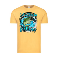 Vintage Mustard i d rather be fishing Vintage Tee - AdoDesignShop