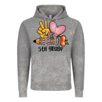 Cloud Rock peace love 5th grade Vintage Hoodie - JahusDesignShop