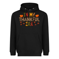 Black In My Thankful Era Heavyweight Hoodie - MaliasSmallBusiness