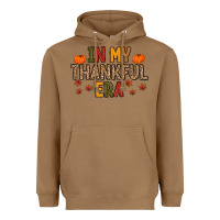 Toasted Coconut In My Thankful Era Heavyweight Hoodie - MaliasSmallBusiness