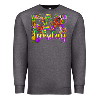 Charcoal Heather Mardi Gras fat tuesday Premium Sweatshirt - BundleAndBundleShop