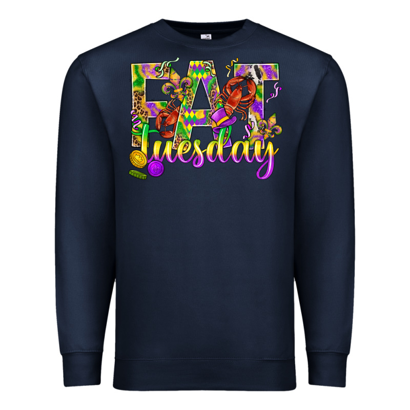 Mardi Gras Fat Tuesday Premium Sweatshirt by BundleAndBundleShop | Teevron