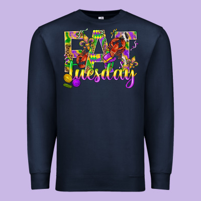 Mardi Gras Fat Tuesday Premium Sweatshirt Designed By Bundleandbundleshop