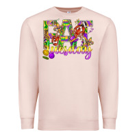 Pale Pink Mardi Gras fat tuesday Premium Sweatshirt - BundleAndBundleShop