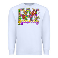 White Mardi Gras fat tuesday Premium Sweatshirt - BundleAndBundleShop