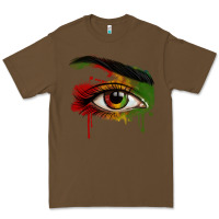 Cacao Watercolor Juneteenth eyes Premium Tee - RanaPortraitStore