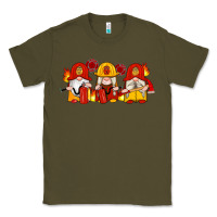 Army Green firefighter gnomes Classic Tee - Artiststas