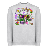 Heather Grey picu mardi gras crew Heavyweight Sweatshirt - AdoDesignShop