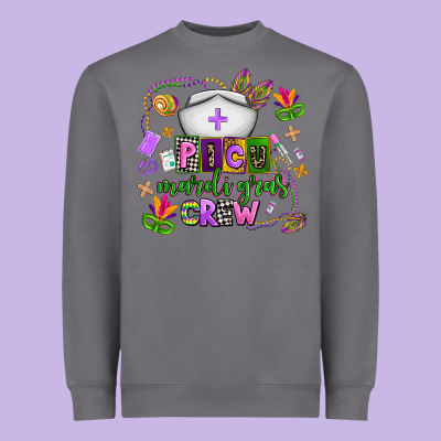 Picu Mardi Gras Crew Heavyweight Sweatshirt Designed By Adodesignshop