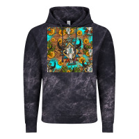 Cloud Black aztec bull skull seamless pattern Vintage Hoodie - HRA Design Shop