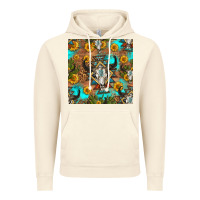 Vintage Artic aztec bull skull seamless pattern Vintage Hoodie - HRA Design Shop