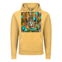 Aztec Bull Skull Seamless Pattern Vintage Hoodie | Teevron