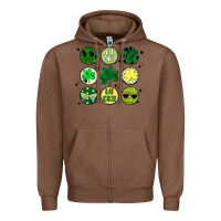 Chestnut st patrick's day Zipper Hoodie - MaliasSmallBusiness