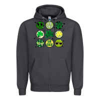 Smoke st patrick's day Zipper Hoodie - MaliasSmallBusiness