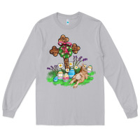 Moon Dust religious easter bunny cross Long Sleeve Tee - AdoDesignShop