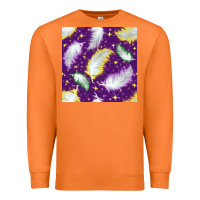 Carrot Mardi Gras Feathers seamless pattern Premium Sweatshirt - BundleAndBundleShop