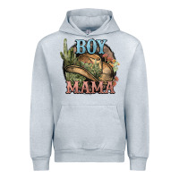 Heather Grey Boy Mama western cactus Cowboy Urban Hoodie - HowdyJamesFarm