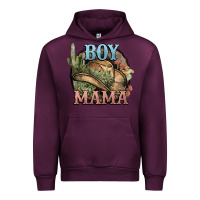 Mauve Wine Boy Mama western cactus Cowboy Urban Hoodie - HowdyJamesFarm