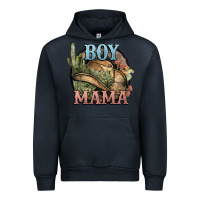 Navy Boy Mama western cactus Cowboy Urban Hoodie - HowdyJamesFarm