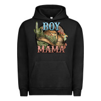 Pigment Black Boy Mama western cactus Cowboy Urban Hoodie - HowdyJamesFarm