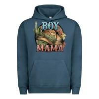 Pigment Midnight Navy Boy Mama western cactus Cowboy Urban Hoodie - HowdyJamesFarm