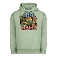 Pigment Oil Green Boy Mama western cactus Cowboy Urban Hoodie - HowdyJamesFarm