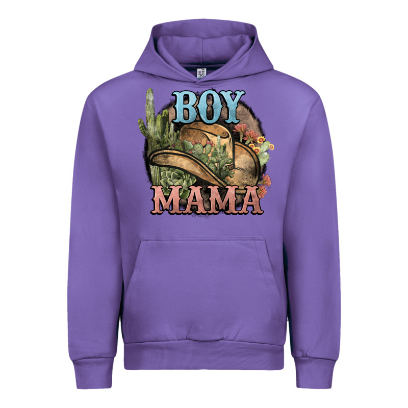 Boy Mama Western Cactus Cowboy Urban Hoodie by HowdyJamesFarm | Teevron
