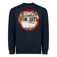 Navy custom name santas favorite nurse Heavyweight Sweatshirt - AdoDesignShop