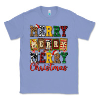 Colony Blue merry merry merry christmas ado Classic Tee - AdoDesignShop