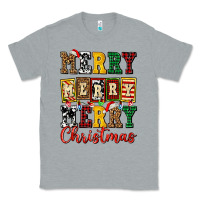 Heather Grey merry merry merry christmas ado Classic Tee - AdoDesignShop