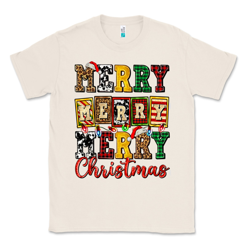 Merry Merry Merry Christmas Ado Classic Tee by AdoDesignShop | Teevron