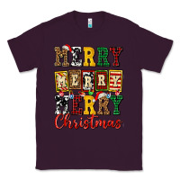 Plum merry merry merry christmas ado Classic Tee - AdoDesignShop