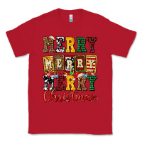 Red merry merry merry christmas ado Classic Tee - AdoDesignShop