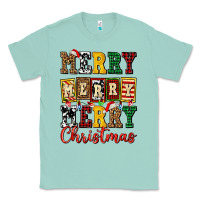 Seafoam merry merry merry christmas ado Classic Tee - AdoDesignShop