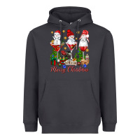 Smoke Merry Christmas wine and cocktails Heavyweight Hoodie - NancyCooperArtShop