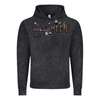 Vintage Black halloween Vintage Hoodie - CowhideDigitalArt