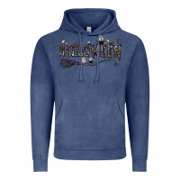 Vintage Denim halloween Vintage Hoodie - CowhideDigitalArt