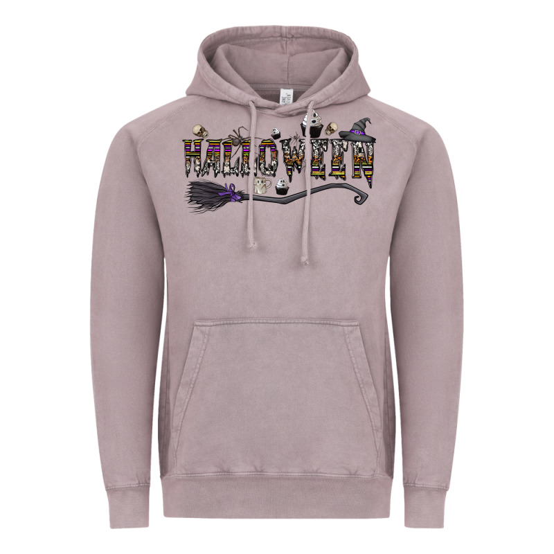 Halloween Vintage Hoodie by CowhideDigitalArt | Teevron