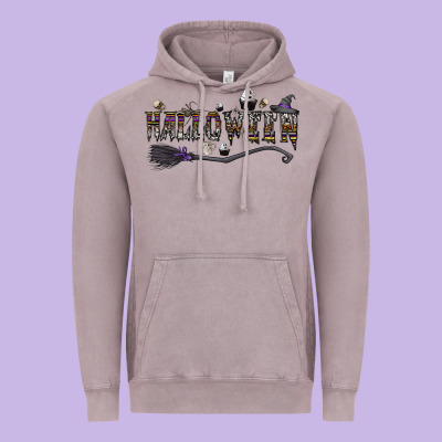 Halloween Vintage Hoodie Designed By Cowhidedigitalart