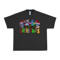 Pigment Black merry christmas stitch Urban Heavy Tee - AdoDesignShop